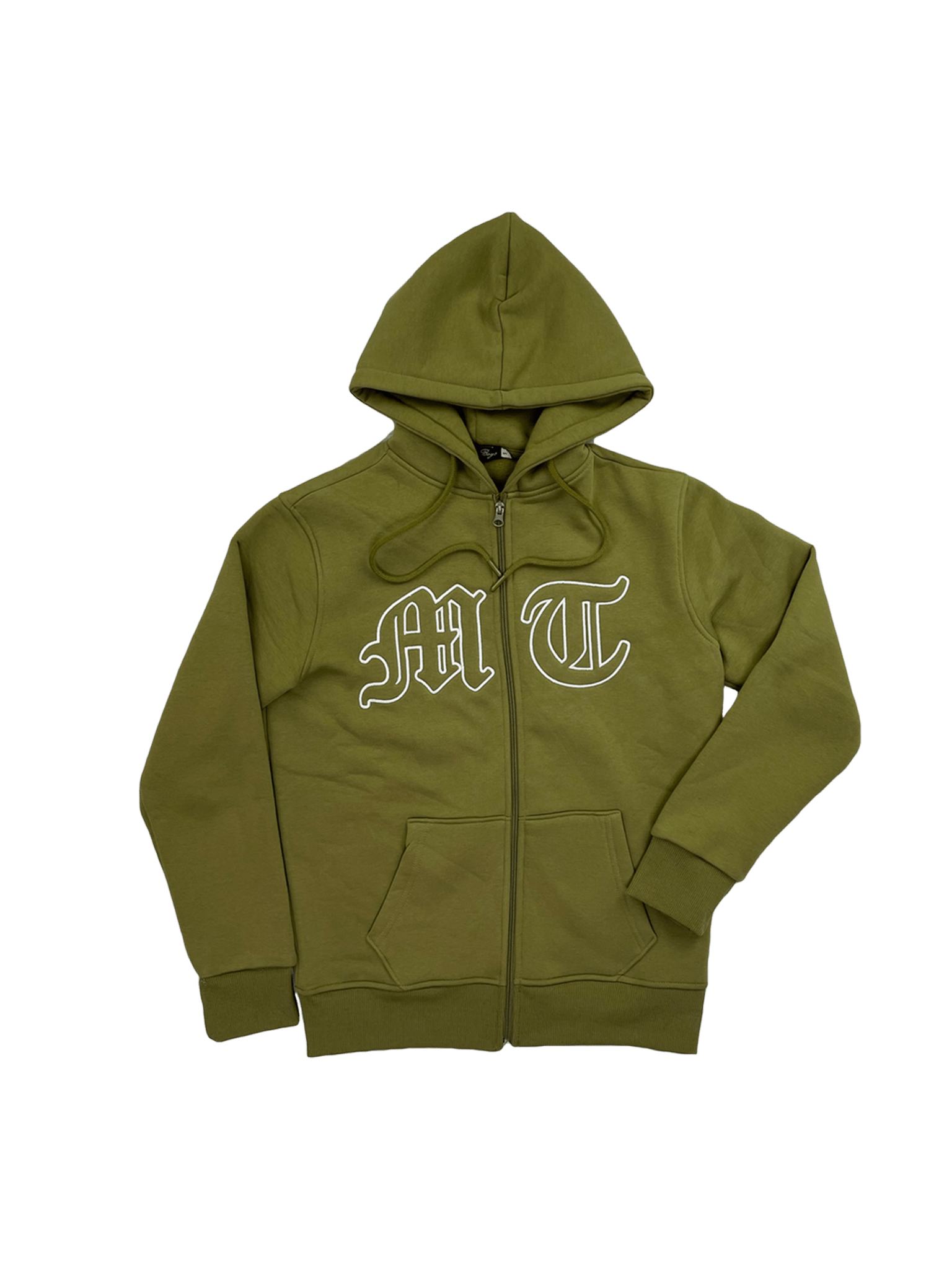 'MT' Zip Hoodie Military Green - Tuttolente